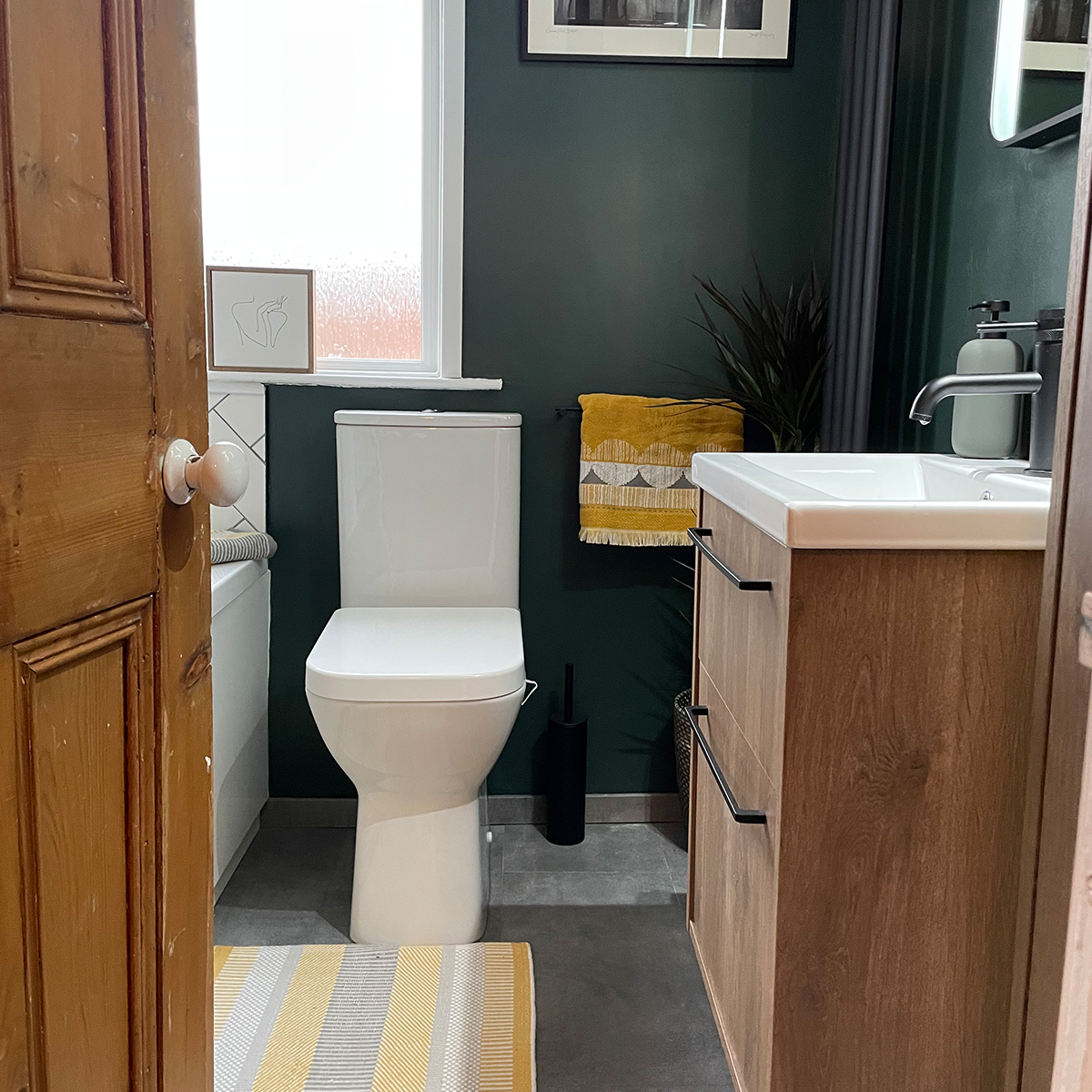 Gluten Free Fi - Bathroom Renovation Reveal  