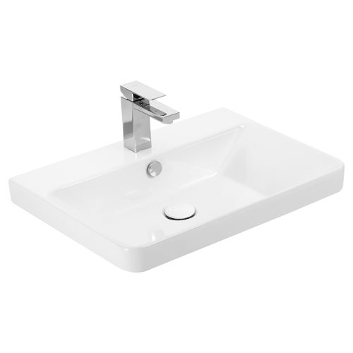 Luxury 600mm Ceramic Vanity Basin - Matt White