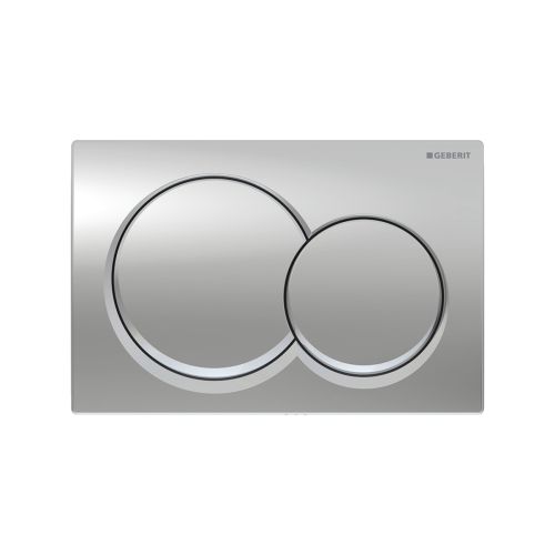 Geberit Alpha01 Round Flush Plate - Chrome