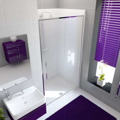 Neptune 1200mm Porcelain White Alcove Leak Free Shower Pod (5247)