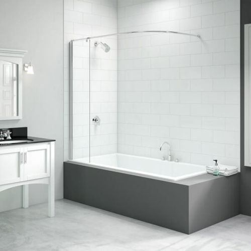 Merlyn 300x1500mm Curtain Rail Bath Screen