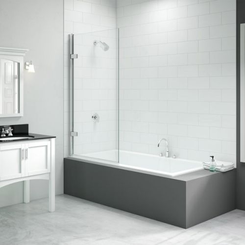 Merlyn 850x1500mm Hinged Square Bath Screen