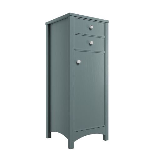 Moods Bathrooms to Love Lucia Tall Storage Unit - Sea Green Ash (7910)