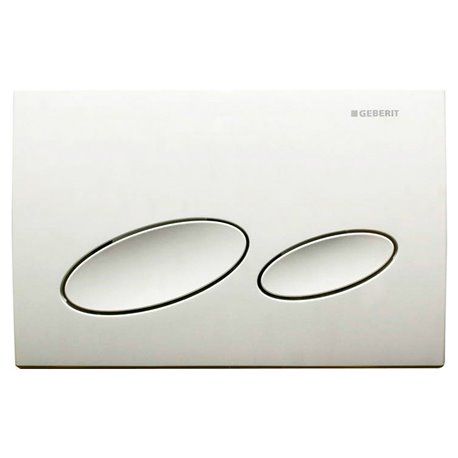 Geberit Kappa20 Dual Flush Plate - White 115.228.11.1 (7262)