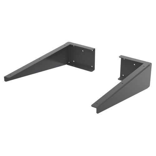 Hudson Reed Ceramics Accessories Shelf Support Brackets - Grey (18832)