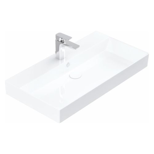 Stance 850mm Ceramic Vanity Basin - White