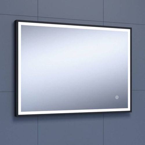 Noir Black Frame 800 x 600mm LED Mirror (13610)