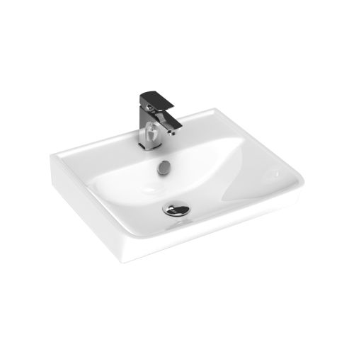 Neon 450mm Ceramic Vanity Basin - White