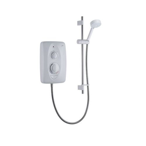 Mira Jump Dual Multi-Fit 10.8kW Electric Shower - White/Chrome