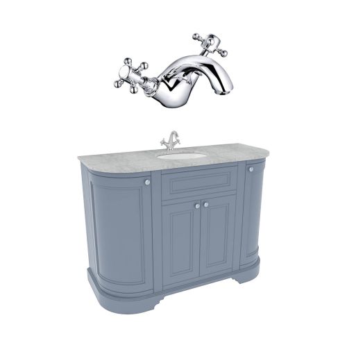 Kingsbury 1200mm Vanity Unit & Tap Deal - Grey (15697)