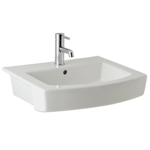 Spruce 1 Taphole Semi Recessed Basin (16436)