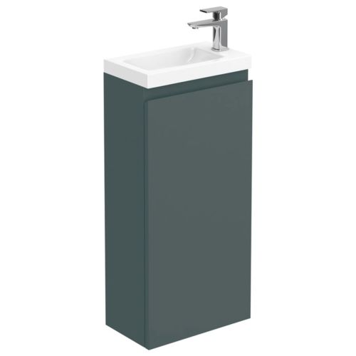 Halite 400mm Vanity Unit with Basin - Matt Henbury Grey