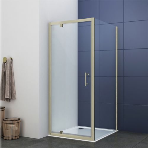 Kiimat Six 1000mm Side Panel - Brushed Brass (20450)