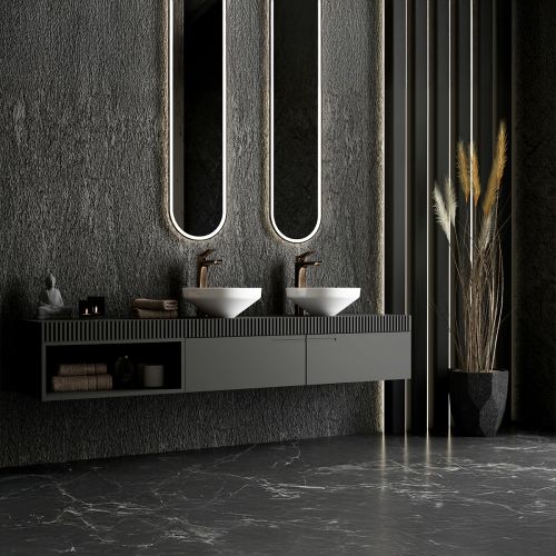 Luci 400mm Countertop Washbasin - White