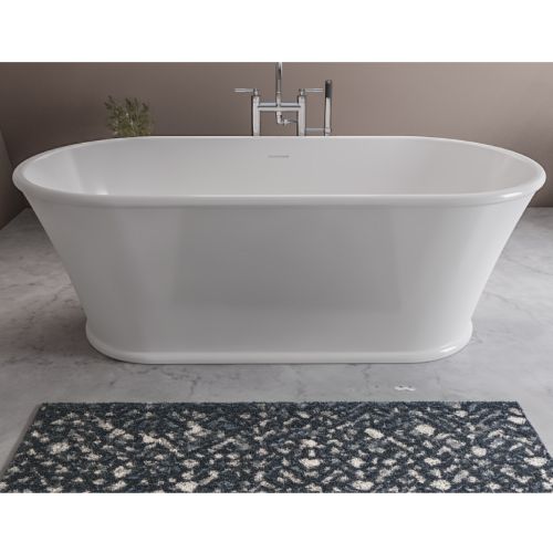 Henley 1650 Freestanding Bath Inc Waste - White