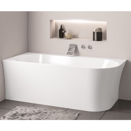 Radcot 1650 x 750mm LH Bath - White