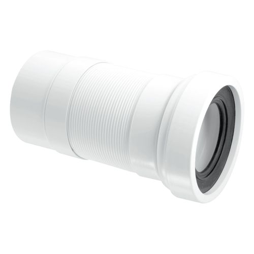 McAlpine 97-107mm Inlet 4"/110mm Outlet 238mm To 758mm Extra Long Flexible Pan Connector (21369)