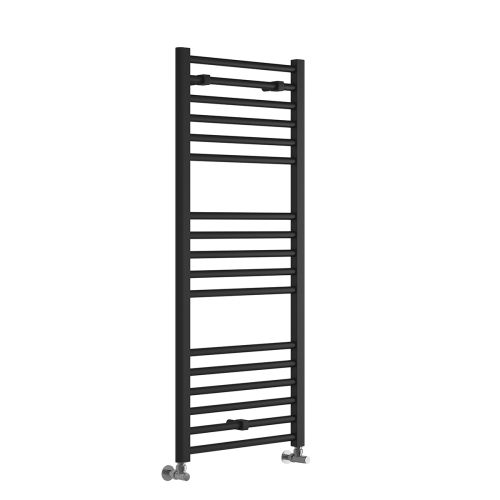 Lazzarini Silea 1200 x 500mm Straight Heated Towel Rail - Anthracite