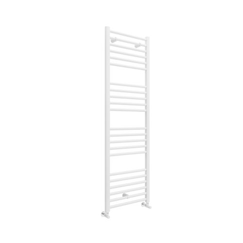 Lazzarini Silea 1200 x 500mm Straight Heated Towel Rail - White