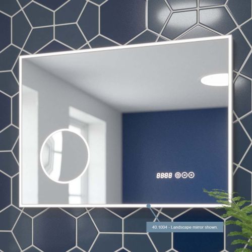 Fabriano 700 x 500mm LED Portrait Mirror - White LED