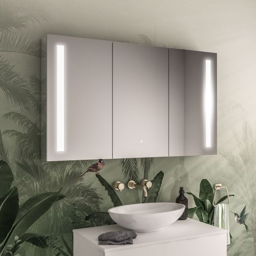 Castellano 1200 x 700mm 3 Door LED Mirror