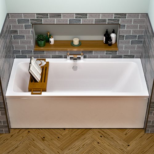 Portland Double Ended 1900 x 900mm Bath - White