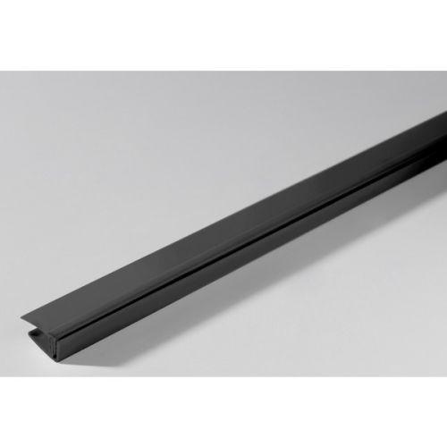 Grosfillex Endcap 8mm x 2.6m - Carbon (3508)