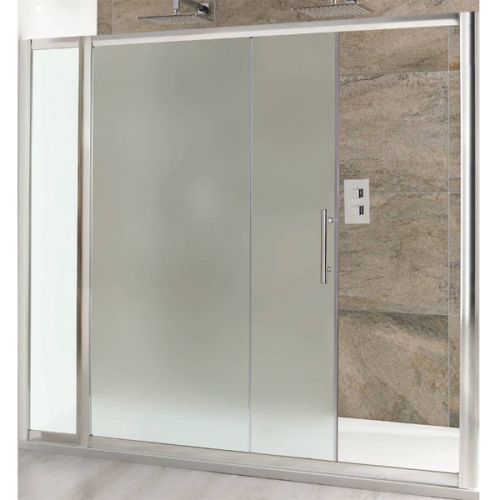 Volente Frosted 1000mm Sliding Shower Door (11020)