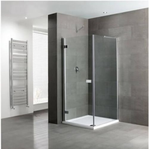 Hinged Shower Door with Side Panel