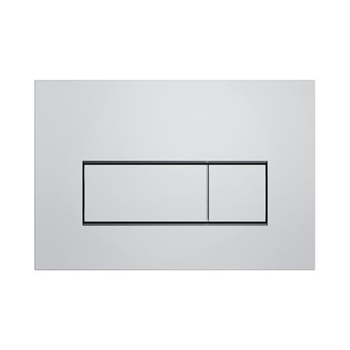 Loop Square Flush Plate - Chrome