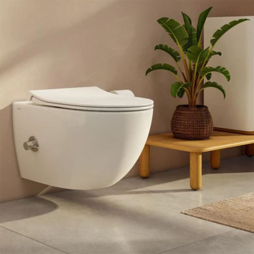 Vitra Sento Aquacare Rimex Wall Hung Toilet Pan Set With Bidet Function