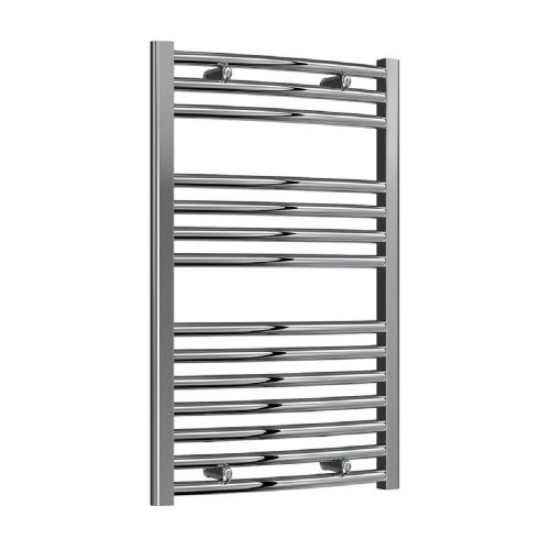 Reina Diva Curved 688 x 600mm Heated Towel Rail - Chrome (4730)