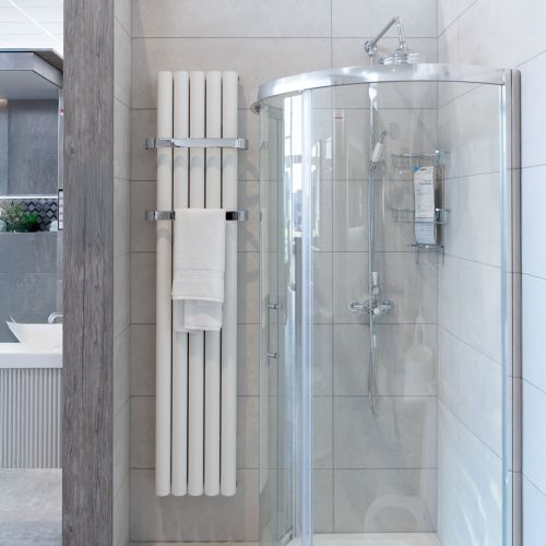 Burford 1800 x 345mm Designer Radiator - White (13643)