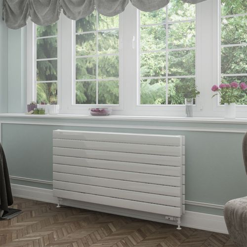 Addington Horizontal 588 x 1200mm Type 22 Radiator - Gloss White