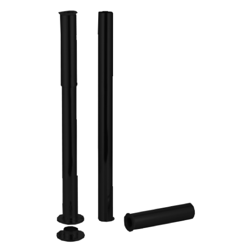 Adjustable Stand Pipes For Concealing Water Supply - Black