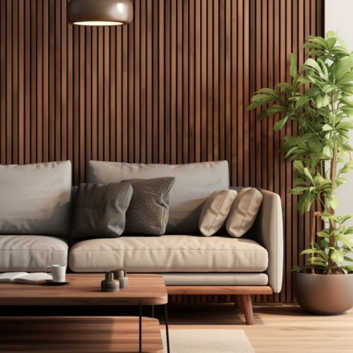 Lusso Panel Acoustic Wood 1m Twin Pack