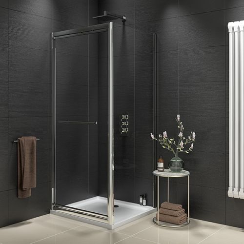 Kiimat Eight² 800mm Infold Shower Door (10568)