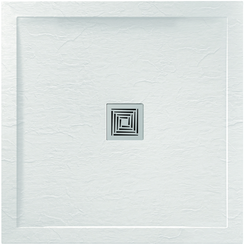 Aquadart Aqualavo 800 x 800mm Square Slate Effect Tray
