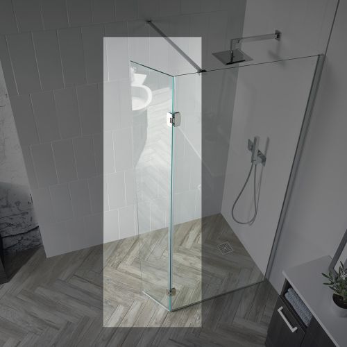 Venturi8 8mm 300mm Wetroom Flat Folding Flipper Panel (20682)