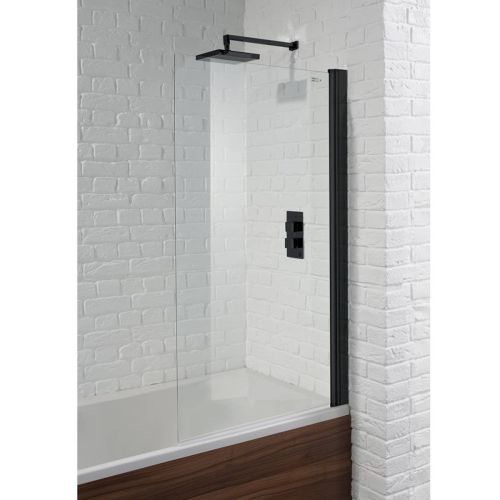 Aquadart Venturi 6 Single Straight Bath Screen - Black (21172)