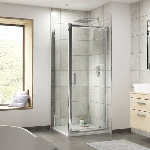 Nuie Pacific 900mm Pivot Shower Door (10371)