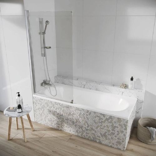 Acqua Arm 6mm Single Bath Screen (13341)