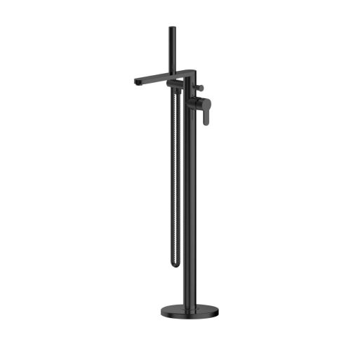 Nuie Arvan Floor Standing Bath Shower Mixer ARV421 - Matt Black (13544)