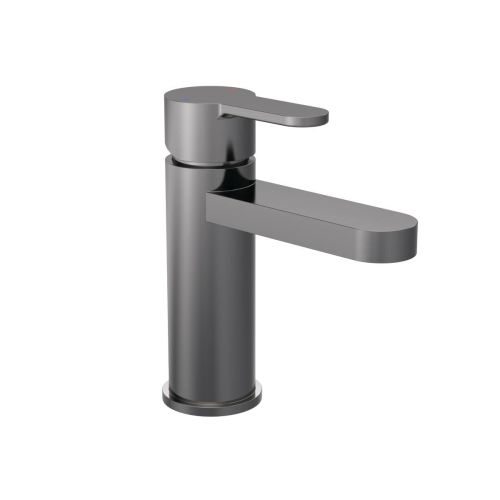 Nuie Arvan Basin Mixer inc. Waste ARV705 - Brushed Gun Metal (13550)