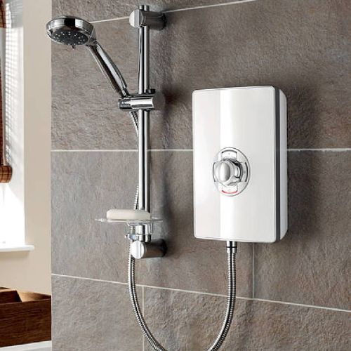 Triton Aspirante 9.5kW Electric Shower - White (4281)