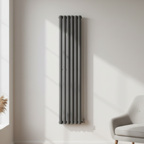 Vertigo 1800 x 354mm Single Panel Radiator - Anthracite