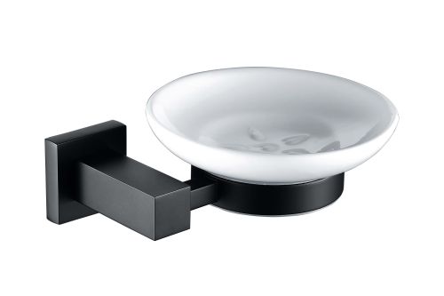 ER Noir Soap Dish & Holder - Black (7403)