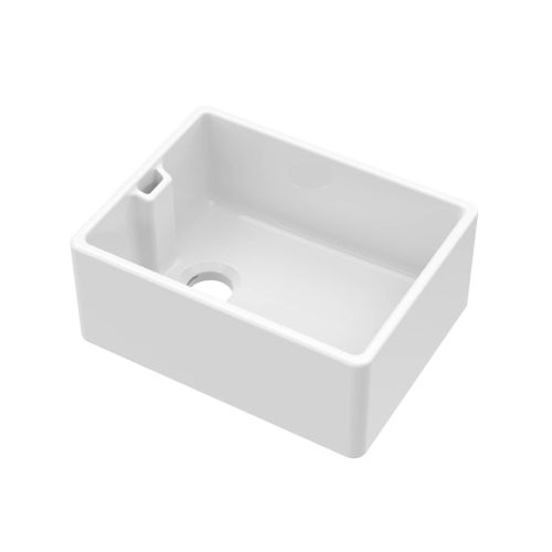 Nuie 595x455x254mm Belfast Sink - White (20300)
