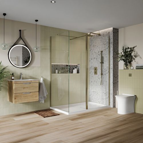 S8 275mm Flipper Panel - Brushed Brass (20535)