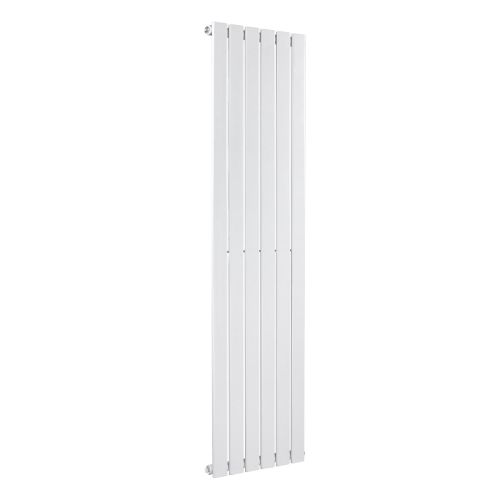 Alonso Single 1600mm x 408mm Designer Radiator - White